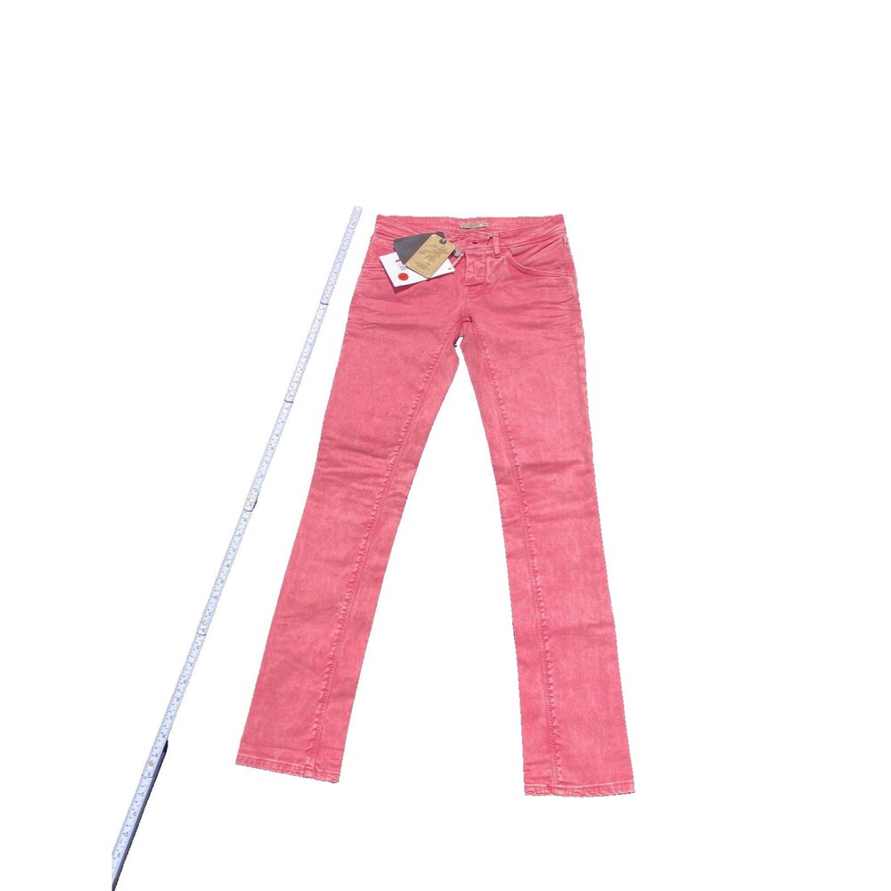 Patrizia Pepe Women’s Pink Dust Rose Pants Size 26 NWT Classic 5-Pocket Zipper